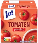 Passierte Tomaten im REWE Prospekt Passierte Tomaten von ja! im aktuellen REWE Prospekt für 0,65 €