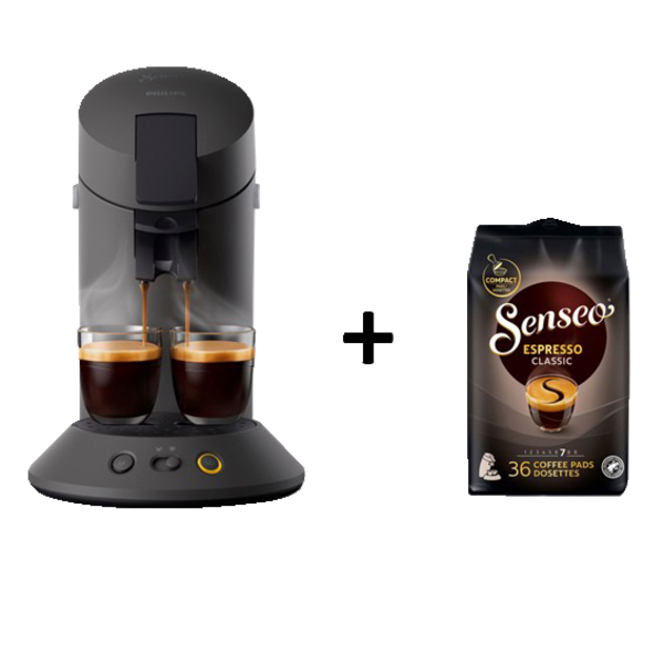 SOLDES 2024 : PHILIPS CSA210/91 SENSEO Original Plus Machine à café dosette  - Rouge pas cher