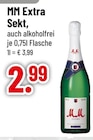 Extra Sekt, auch alkoholfrei von MM im aktuellen Trinkgut Prospekt für 2,99 €