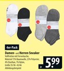 Damen- und Herren-Sneaker Angebote von 4 Paar bei famila Nordost Stralsund für 5,99 €