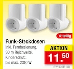 Funk-Steckdosen für 11,50 € bei Zimmermann im Angebot Funk-Steckdosen im aktuellen Zimmermann Prospekt