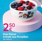 Schale aus Porzellan von Paw Patrol für 2,50 € bei PEPCO im Angebot Schale aus Porzellan von Paw Patrol im aktuellen PEPCO Prospekt