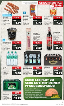 Bier im aktuellen Kaufland Prospekt (Goslar) Bier im Kaufland Prospekt "Hier bin ich richtig" mit 56 Seiten (Goslar)