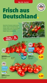 Tomaten im aktuellen Penny Prospekt (München) Tomaten im Penny Prospekt "Wer günstig will, muss Penny." mit 40 Seiten (München)