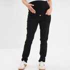 Pantalon slim grossesse avec bandeau noir femme maternité en promo chez La Halle Reims à 25,99 €