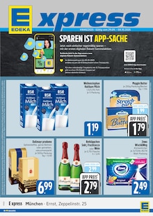 Aktueller E xpress Prospekt "SPAREN IST APP SACHE" Seite 1 von 4 Seiten für München