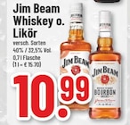 Whiskey o. Likör im Angebot bei Marktkauf in Hattingen Whiskey o. Likör Angebote von Jim Beam bei Marktkauf Hattingen für 10,99 €