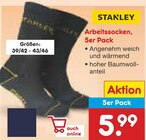 Arbeitssocken im Angebot bei Netto Marken-Discount in Bad Oeynhausen Arbeitssocken Angebote von Stanley bei Netto Marken-Discount Bad Oeynhausen für 5,99 €