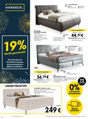 Aktueller HARDECK Prospekt mit Bett, "19% MwSt. geschenkt!", Seite 6