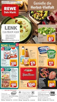 Aktueller REWE Prospekt "Dein Markt" Aktueller REWE Prospekt