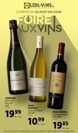 Promos Champagne dans le catalogue "Lidl, le vrai repère contre l'inflation" de Lidl à la page 22