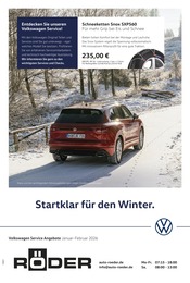 Volkswagen Prospekt für Hünxe: "Startklar für den Winter", 1 Seite, 01.01.2026 - 28.02.2026