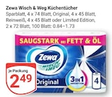 GLOBUS - Wisch & Weg Küchentücher Sparblatt Angebot im Prospekt Wisch & Weg Küchentücher Sparblatt bei GLOBUS im Prospekt "" für 2,49 €