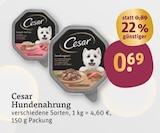 Hundenahrung Angebote von Cesar bei tegut Aschaffenburg für 0,69 €