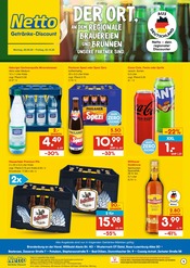 Coca Cola im Netto Marken-Discount Prospekt in Brandenburg Aktueller Netto Marken-Discount Prospekt mit Coca Cola, "DER ORT, AN DEM DU IMMER AUSGEZEICHNETE PREISE FINDEST.", Seite 1