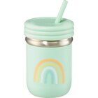 Trinkhalmbecher Edelstahl/Silikon türkis, 300 ml von babylove im aktuellen dm-drogerie markt Prospekt für 8,95 €