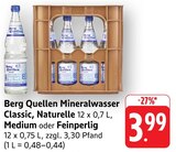 Aktuelles Mineralwasser Classic Angebot bei EDEKA in Mannheim ab 3,99 €