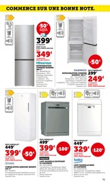 Réfrigérateur Combiné Angebote im Prospekt "LES PRIX BAS Spécial rentrée" von Hyper U auf Seite 75