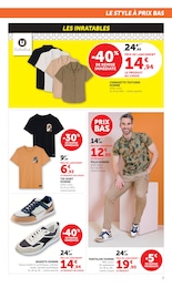 Offre Chaussures Homme dans le catalogue Super U du moment à la page 7