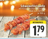 EDEKA Herschbach - Schweinefiletspieße Angebot im Prospekt Schweinefiletspieße bei EDEKA im Herschbach Prospekt für 1,79 €