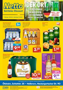 Bitburger im aktuellen Netto Marken-Discount Prospekt (Heilbronn) Bitburger im Netto Marken-Discount Prospekt "DER ORT, AN DEM DU IMMER AUSGEZEICHNETE PREISE FINDEST." mit 2 Seiten (Heilbronn)