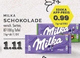 Schokolade Angebote von Milka bei EDEKA Voerde für 0,99 €