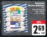 Aktuelle Weißwurst Angebote bei E center in Dresden Aktuelles Münchner Weißwürste Angebot bei E center in Dresden ab 2,69 €