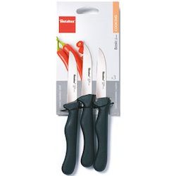 3er-Set Schälmesser oder Brotzeitmesser