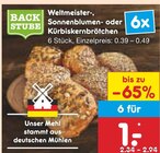 Aktuelle Wecker Angebote bei Netto Marken-Discount in Ingolstadt Aktuelles Weltmeisterbrötchen, Sonnenblumenbrötchen oder Kürbiskernbrötchen Angebot bei Netto Marken-Discount in Ingolstadt ab 0,39 €