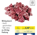 Wildgulasch im Angebot bei METRO in Neumünster Wildgulasch Angebote bei METRO Neumünster für 6,94 €
