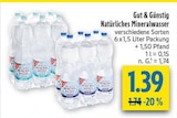 Aktuelle Mineralwasser Angebote bei diska in Dresden Aktuelles Natürliches Mineralwasser Angebot bei diska in Dresden ab 1,39 €