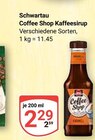 Coffee Shop Kaffeesirup Angebote von Schwartau bei GLOBUS St. Ingbert für 2,29 €