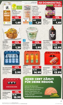 Kölsch im Kaufland Prospekt "Hier bin ich richtig" mit 66 Seiten (Köln)