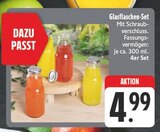 Glasflaschen-Set Angebote bei EDEKA Gera für 4,99 €