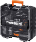 Akku-Bohrschrauber-Set Mobile Werkstatt Angebote von Meister bei Globus-Baumarkt Lehrte für 49,99 €