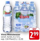 Mineralwasser im Angebot bei EDEKA in Neunkirchen Mineralwasser Angebote von Vitrex bei EDEKA Neunkirchen für 2,99 €