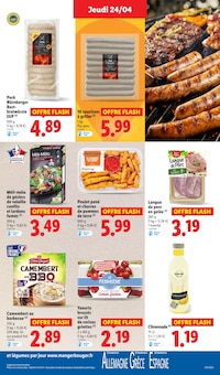 Promotion Gésiers Confits De Canard dans le prospectus Lidl, valable du 24/04/2025 au 29/04/2025 Promo Gésiers Confits De Canard dans le catalogue Lidl du moment à la page 17