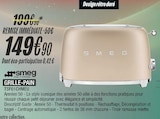 Grille-pain - SMEG en promo chez Blanc Brun Versailles à 149,90 €