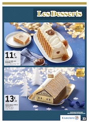 Bûche De Noël Angebote im Prospekt "Carte traiteur SPÉCIAL FÊTES" von E.Leclerc auf Seite 33