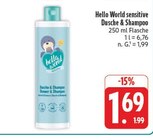 Dusche & Shampoo im Angebot bei E center in Weimar Dusche & Shampoo Angebote von Hello World bei E center Weimar für 1,69 €
