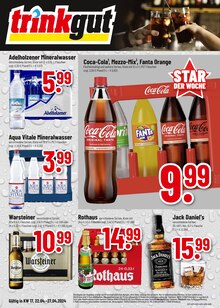 Cola im Trinkgut Prospekt "Aktuelle Angebote" mit 8 Seiten (Bad Kreuznach)