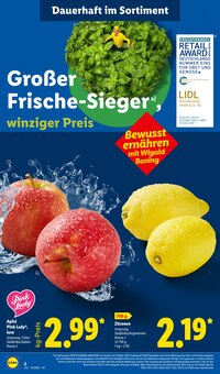 Äpfel im aktuellen Lidl Prospekt (Bremerhaven) Äpfel im Lidl Prospekt "LIDL LOHNT SICH" mit 72 Seiten (Bremerhaven)