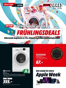 Waschmaschine im MediaMarkt Saturn Prospekt "LET'S GO! Klarmachen für unsere FRÜHLINGSDEALS" mit 12 Seiten (Hannover)