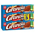 Granola "Lot de 3" - LU en promo chez Carrefour Douai à 4,45 €