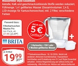 Wasserfilter Style Essentials im Angebot bei GLOBUS in Amberg Wasserfilter Style Essentials Angebote von BRITA bei GLOBUS Amberg