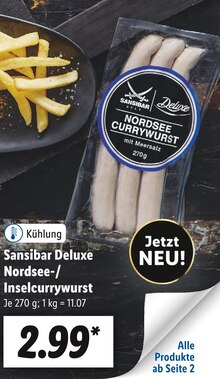 Nordsee-/Inselcurrywurst Angebot in Steinheim, Westf im aktuellen Prospekt bei Lidl in Steinheim, Westf