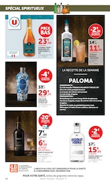 Promos Vodka dans le catalogue "PRIX BAS DANS VOTRE MAGASIN" de Super U Vodka en promo dans le catalogue Super U à la page 18