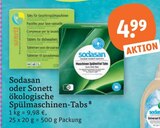 Aktuelles ökologische Spülmaschinen-Tabs Angebot bei tegut in Jena ab 4,99 €