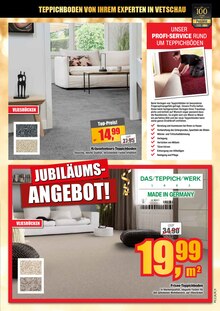 Teppich im aktuellen wohnstore Petzold Prospekt (Cottbus) Teppich im wohnstore Petzold Prospekt "100 JAHRE PETZOLD" mit 16 Seiten (Cottbus)
