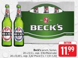 Beck's Angebote bei Trinkgut Bad Homburg für 11,99 €